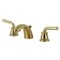 Kingston Brass Mini-Widespread Bathroom Faucet with Pop-Up Drain, Brushed Brass KB957RXLSB - alternate 1